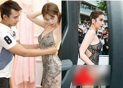 Đây là trang phục NTK Đỗ Long chuẩn bị riêng cho Ngọc Trinh xuất hiện tại thảm đỏ Cannes. Đây là trang phục NTK Đỗ Long chuẩn bị riêng cho Ngọc Trinh xuất hiện tại thảm đỏ Cannes.