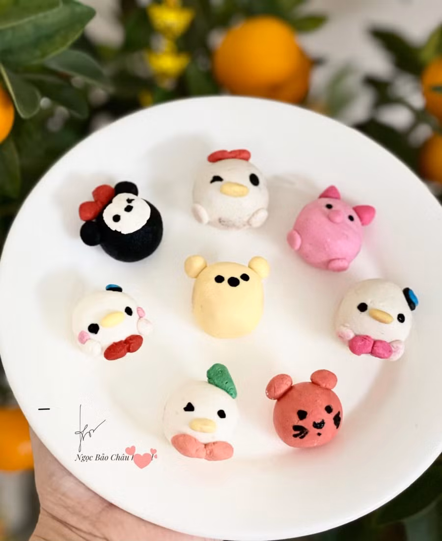Cách làm bánh trôi thú cưng ngộ nghĩnh cho ngày Tết Hàn thực của bà mẹ 8X ảnh 7