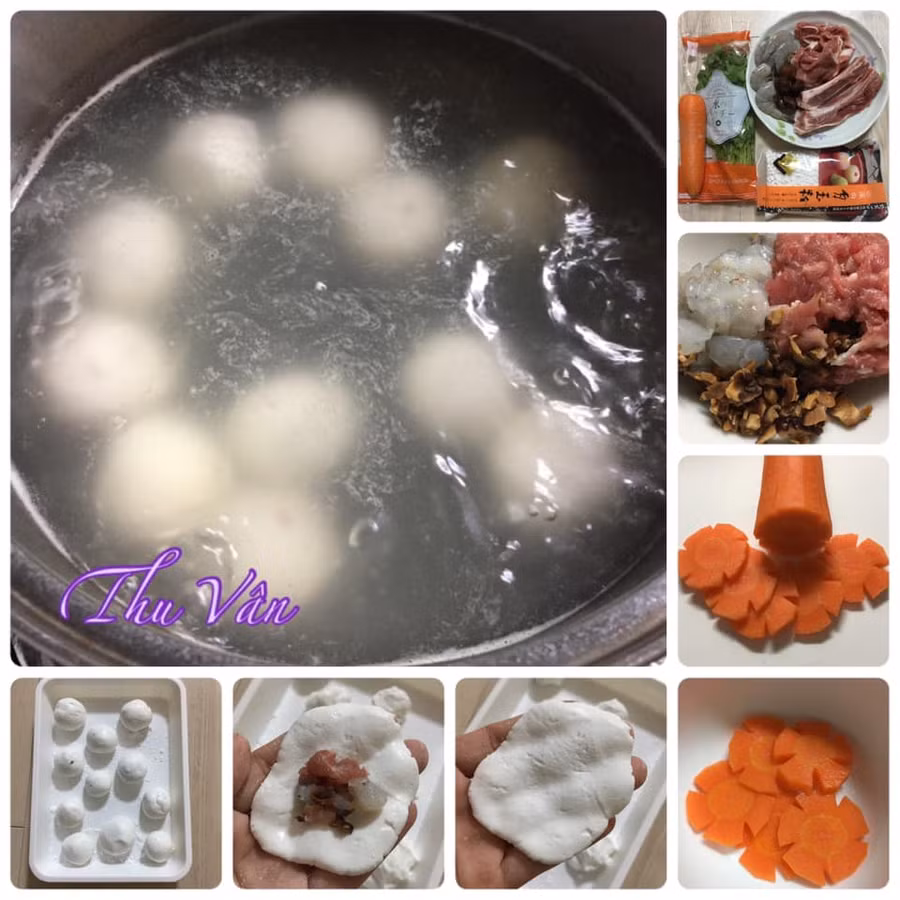 Trổ tài làm canh bánh trôi nhân tôm thịt độc lạ ngày Tết Hàn thực ảnh 1