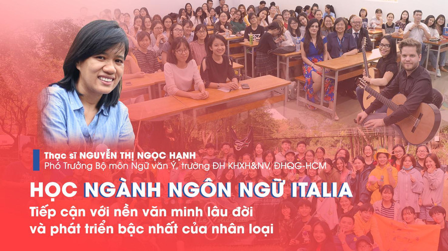 Ngành Ngôn ngữ Italia được đào tạo khóa đầu tiên vào năm 2012 tại Trường Đại học Khoa học xã hội và Nhân văn, ĐHQG-HCM 