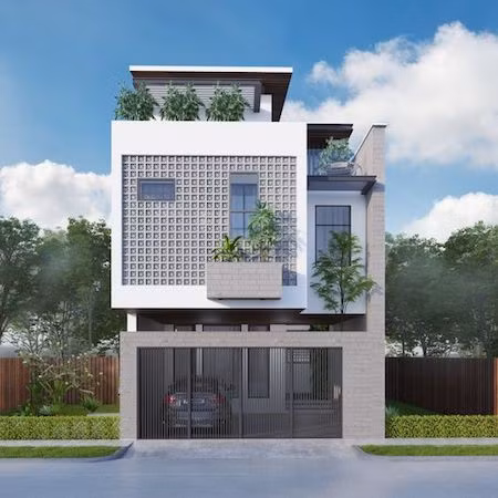 Những mẫu nhà hai tầng 500 triệu đồng 