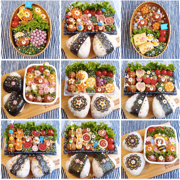 Những hộp cơm đẹp như tranh vẽ của bà nội trợ không hổ danh vợ Nhật - Ảnh 21. Những hộp cơm đẹp như tranh vẽ của bà nội trợ không hổ danh vợ Nhật - Ảnh 21.