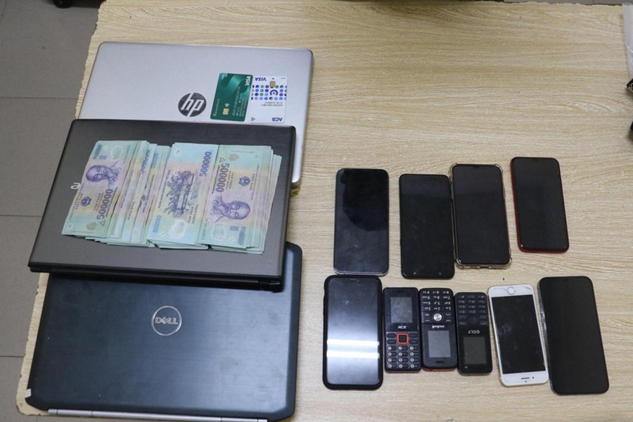 Tang vật vụ án bị công an thu giữ. Ảnh: Hồ Hưng Tang vật vụ án bị công an thu giữ. Ảnh: Hồ Hưng