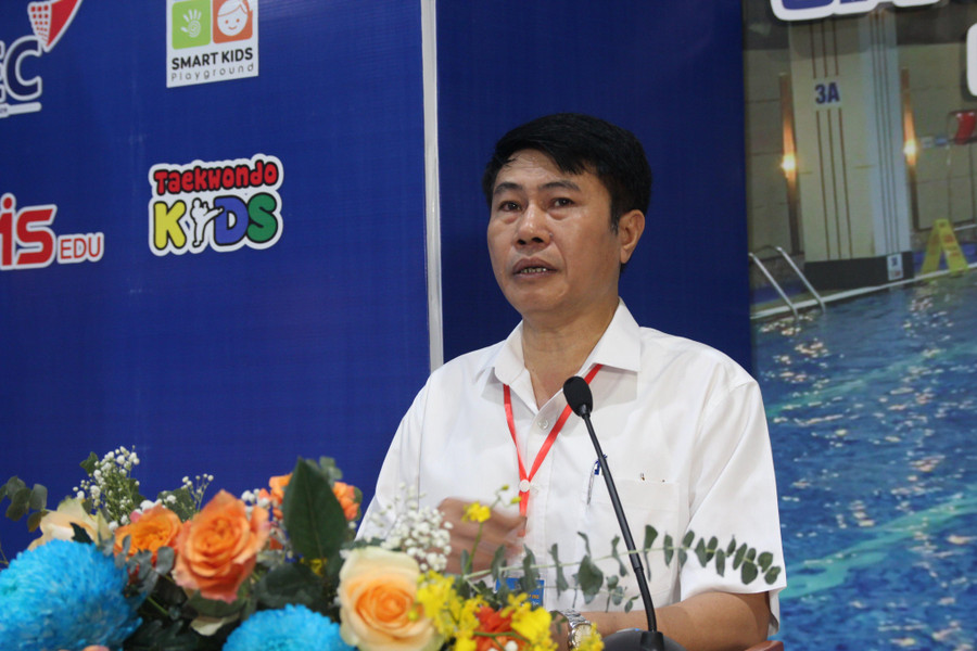 Ông Lưu Xuân Chí - Phó Trưởng Ban tổ chức Giải bơi Hapu Swimming Cup 2022. Ông Lưu Xuân Chí - Phó Trưởng Ban tổ chức Giải bơi Hapu Swimming Cup 2022.