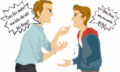 Ông bố sững sờ trước kết quả thi của con trai