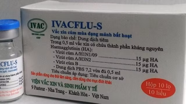Dự kiến, vắc xin cúm mùa và cúm AH5N1sẽ được lưu hành trên thị trường đầu năm 2019
