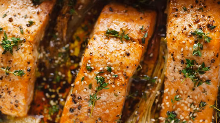 Thịt cá hồi chứa các chất dinh dưỡng giúp tăng cường sức khỏe não bộ. (Ảnh: ITN).