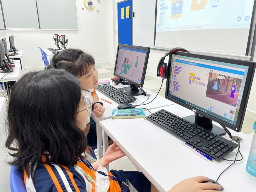 Lập trình game không khó với học sinh cấp 2