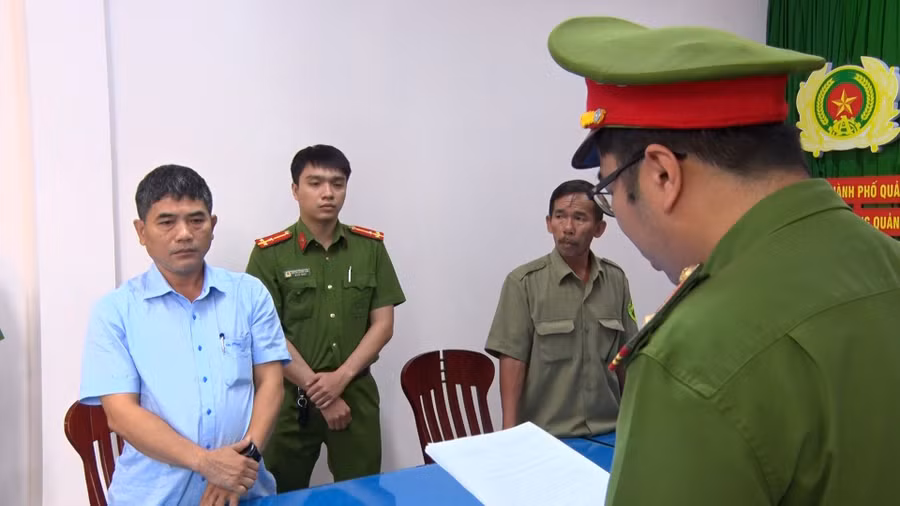 Ông Nguyễn Phạm Trọng Nghĩa, Phó Trưởng Ban Quản lý KKT Dung Quất và các KCN Quảng Ngãi bị cáo buộc nhận hối lộ. (Ảnh CQCA)