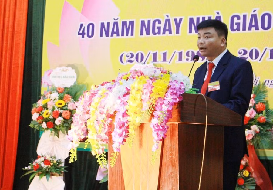 Ông Lâm Tiến Anh - Trưởng phòng Giáo dục và đào tạo huyện Chợ Mới.