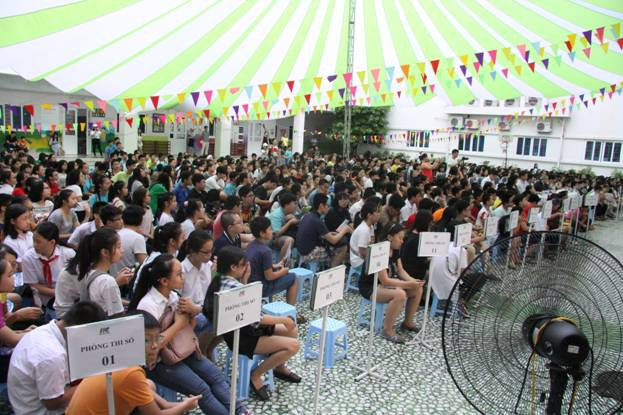 Cuộc thi đã thu hút được đông đảo các em học sinh THCS của Hà Nội tham gia