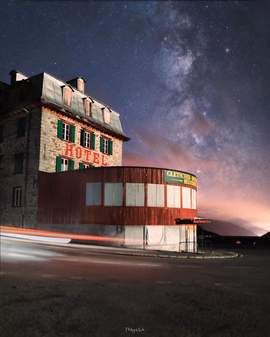 Bi an khach san 4 mat tien bi bo hoang tren nui Alps hinh anh 8 