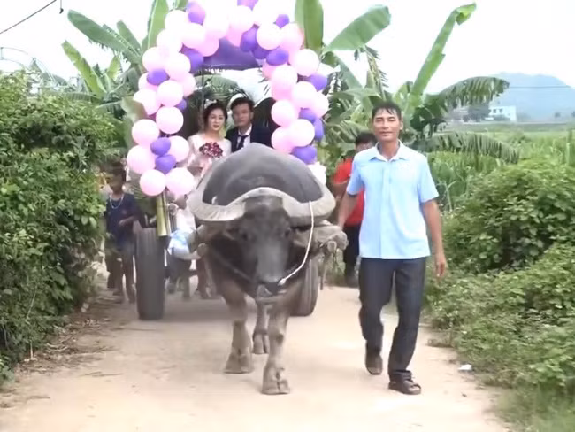 Cứ tưởng nhà "hoàn cảnh" phải rước dâu bằng xe đạp, người cùng làng tiết lộ bí mật về gia thế chú rể khiến ai nấy bất ngờ - Ảnh 8.