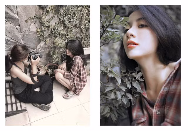Theo nhiếp ảnh Hoàng Thảo, “Nếu cảm hứng xuất hiện, hãy nắm bắt ngay lấy nó, ngay lúc đó. Đừng quá khuôn khổ về chuyện dựng concept này nọ rồi trang điểm stylist sẽ khiến cảm xúc của bạn bị ngưng trệ”. Đó là lí do cô bấm máy ngay tại khu vườn nhà mình, khi mà người mẫu là Nguyễn Vi chẳng hề chuẩn bị trước về trang phục, trang điểm.