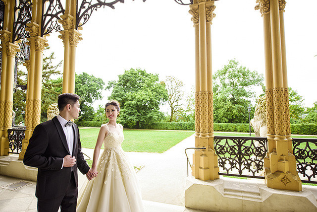 Ảnh cưới lãng mạn của cặp đôi Việt kiều ở lâu đài cộng hoà Séc ảnh 11