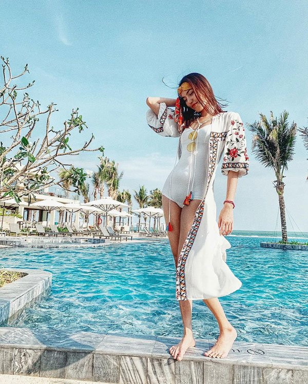 Bầu 6 tháng, Lan Khuê vẫn mặc sành điệu chẳng kém thời son rỗi ảnh 11 lan khue bau 6 thang van an mac sanh dieu, chang kem gi thoi son roi - 11