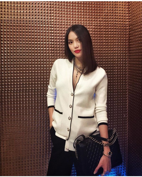 Bầu 6 tháng, Lan Khuê vẫn mặc sành điệu chẳng kém thời son rỗi ảnh 5 lan khue bau 6 thang van an mac sanh dieu, chang kem gi thoi son roi - 5