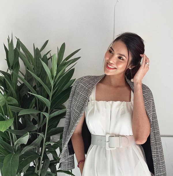 Bầu 6 tháng, Lan Khuê vẫn mặc sành điệu chẳng kém thời son rỗi ảnh 2 lan khue bau 6 thang van an mac sanh dieu, chang kem gi thoi son roi - 2