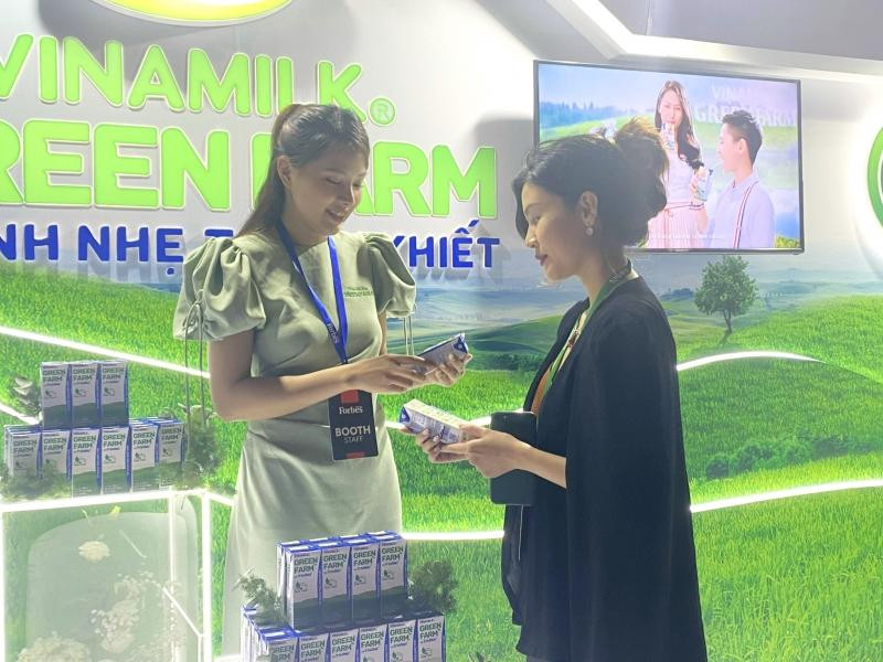 Mô hình trang trại sinh thái Vinamilk Green Farm được giới thiệu tại sự kiện