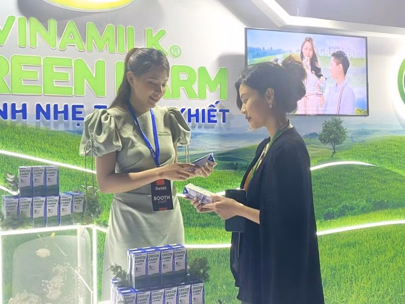 Mô hình trang trại sinh thái Vinamilk Green Farm được giới thiệu tại sự kiện