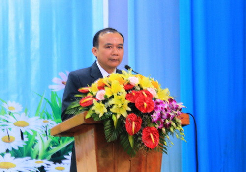 Ông Huỳnh Minh Thuận đánh giá kết quả công tác thi đua, khen thưởng