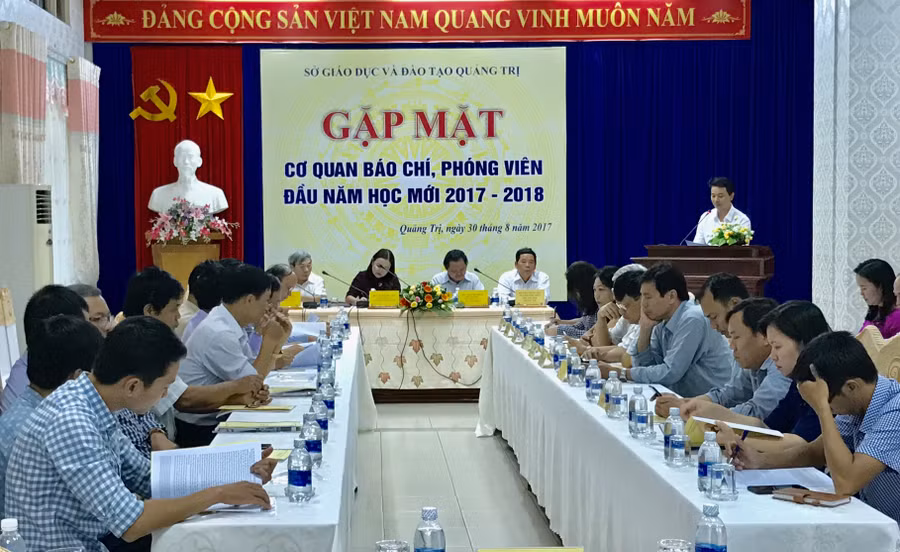 Ngành GD&ĐT tỉnh Quảng Trị gặp mặt báo chí trước thềm năm học mới