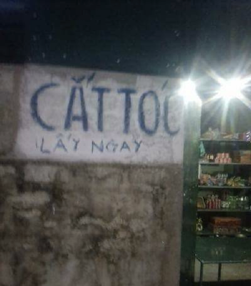 Cắt tóc lấy ngay? Cắt tóc lấy ngay?