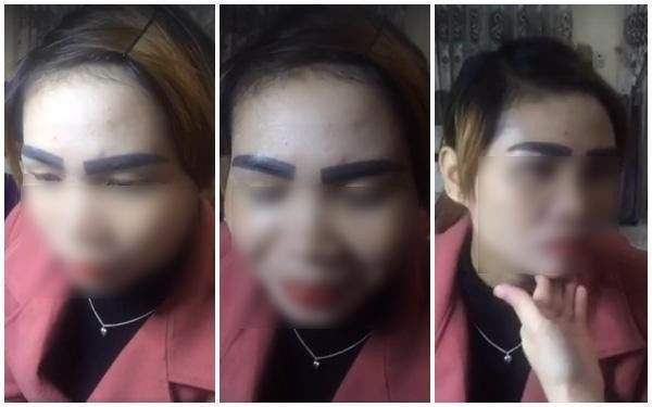 Thảm họa phun xăm lông mày khiến dân mạng cười chảy nước mắt ảnh 5  Thảm họa phun xăm lông mày