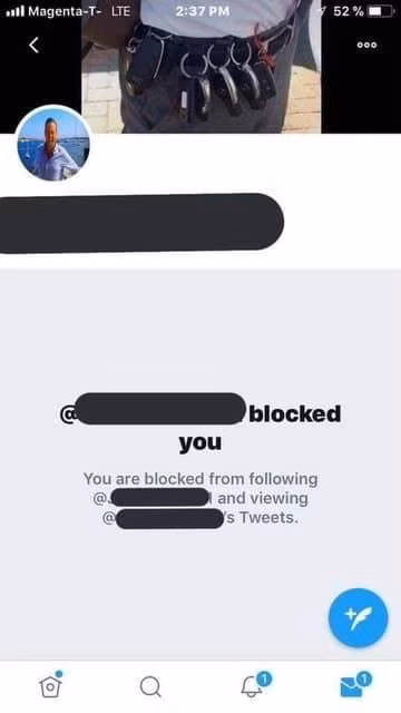  Thì đã vội vàng block luôn “ân nhân” của mình.