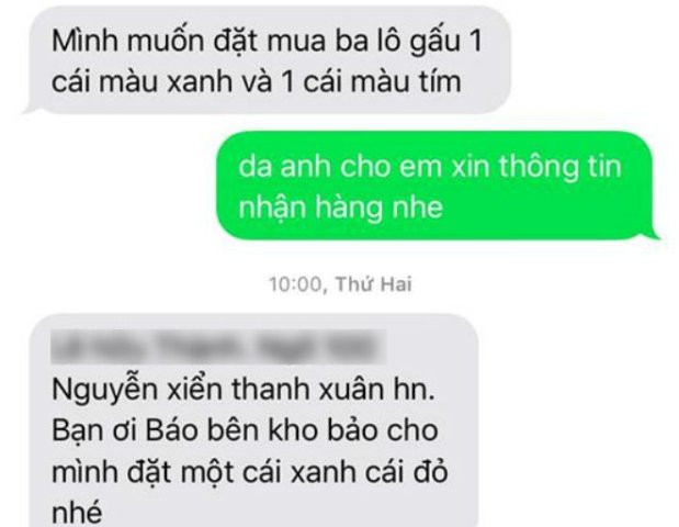 Shipper bị người đàn ông bùng 2 chiếc balo.