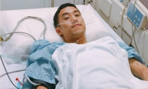 Chen hiến tạng cho cô giáo cũ sau khi tốt nghiệp đại học y. Ảnh: Sin Chew.