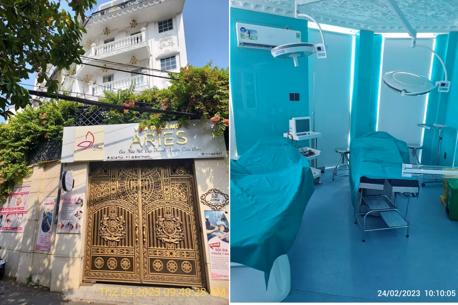 Viện thẩm mỹ Aries.