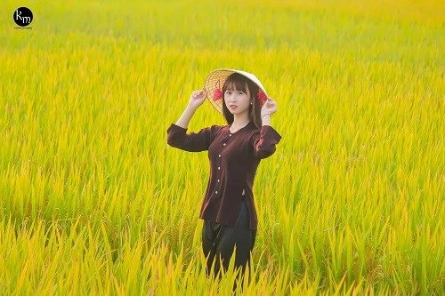 Mê mẩn trước bộ ảnh “em là cô gái nông thôn” 