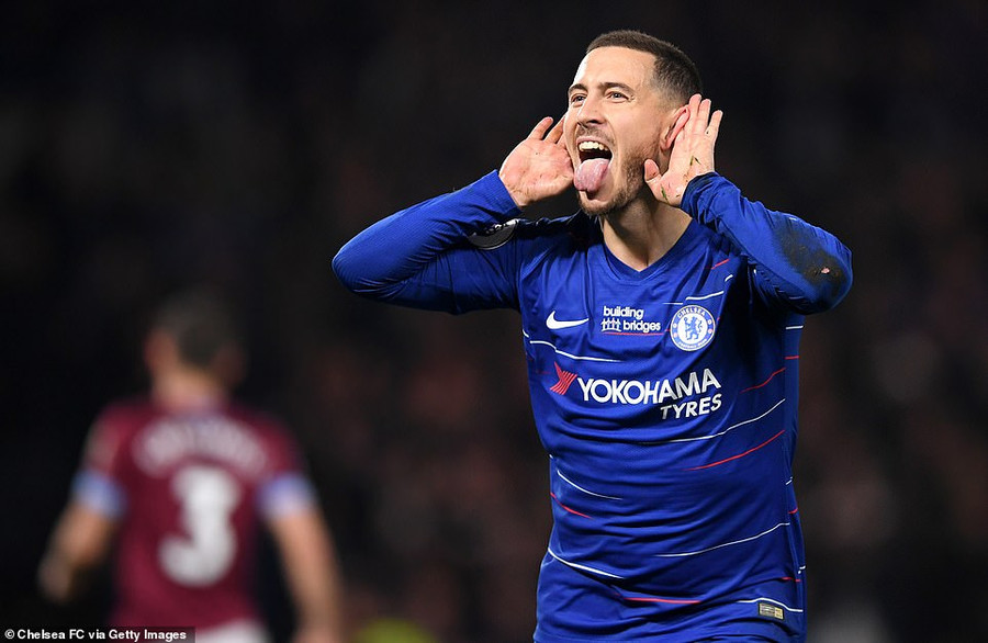 Chelsea quá phụ thuộc vào Hazard. (Ảnh: Getty Images)
