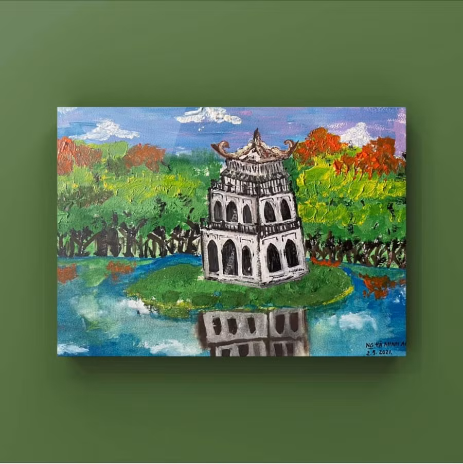 Chiều hè Hồ Gươm (Nguyễn Hà Minh Anh - 11 tuổi)