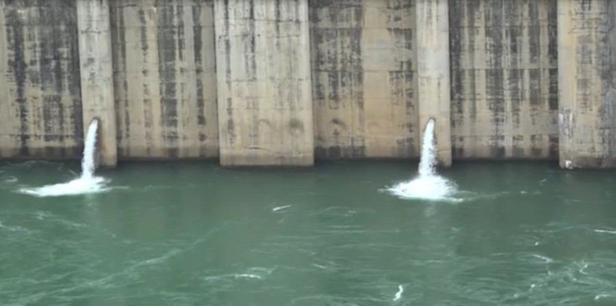 Mực nước sông Lam được nâng cao nhờ điều chỉnh tăng mức xả nước hồ chứa.