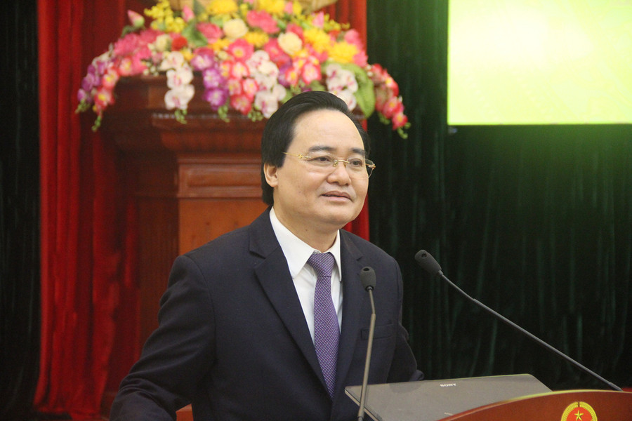 Bộ trưởng Phùng Xuân Nhạ phát biểu tại Hội nghị