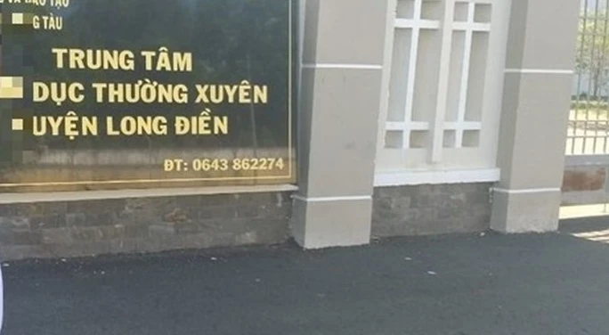 Trung tâm GDTX huyện Long Điền, tỉnh Bà Rịa-Vũng Tàu 