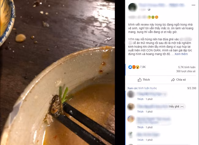 Bài "tố" của nam thanh niên nọ.