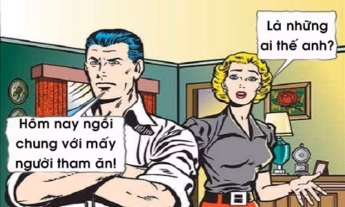 Ông chồng tham ăn 