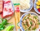 Đổi món với canh măng tươi sườn nóng hổi ăn kèm bún