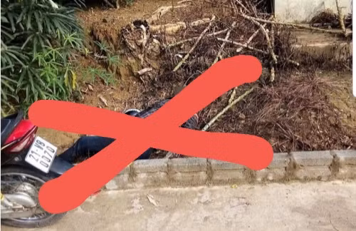 Nghĩa trang thôn Cầu Khai, xã Đông Cuông nơi xảy ra vụ sốc thuốc.