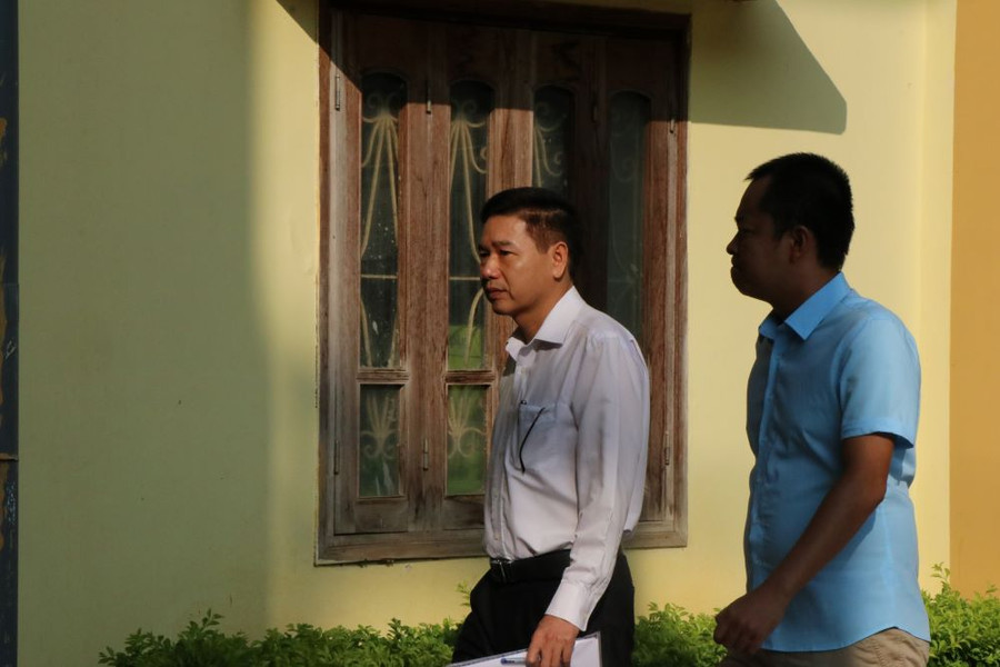 Bị cáo Trần Xuân Yến đến toà.