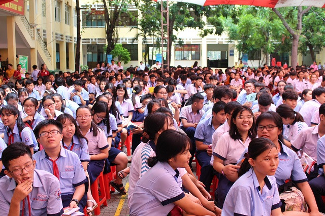 Đông đảo học sinh THCS tại Quận 9 tham gia ngày hội