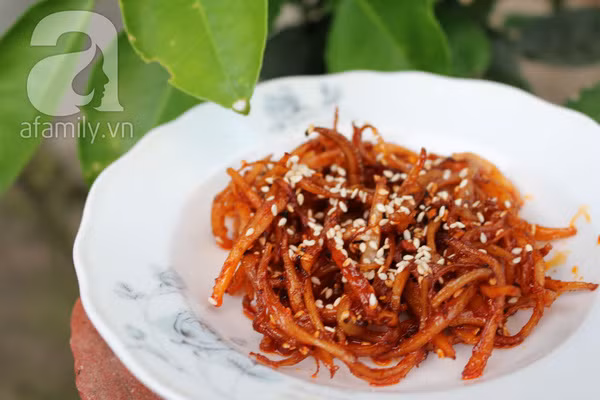 Mực ngào kiểu Hàn