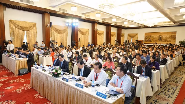 Quang cảnh toàn hội trường Diễn đàn về Nguồn nhân lực Du lịch Việt Nam 2019.