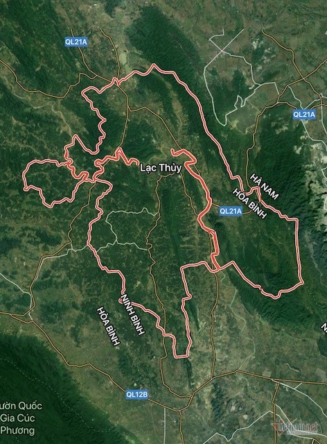 Khu vực được tỉnh Hoà Bình đề xuất xây dựng Khu du lịch sinh thái - tâm linh Lạc Thuỷ.