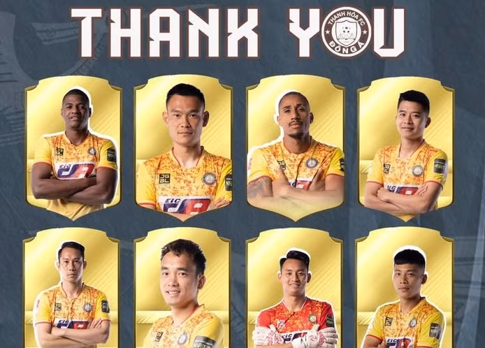 CLB Thanh Hóa chia tay 12 cầu thủ