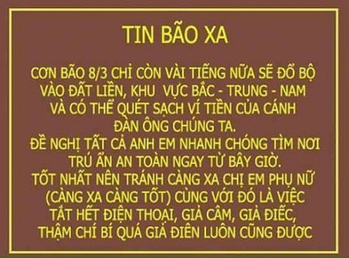 Cơn bão tháng 3 khiến bao cánh mày râu điêu đứng.