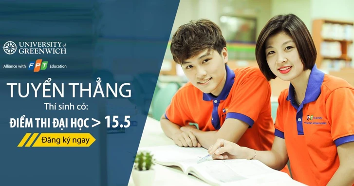 Cơ hội tuyển thẳng cho thí sinh từ 15.5 điểm và nhiều học bổng giá trị